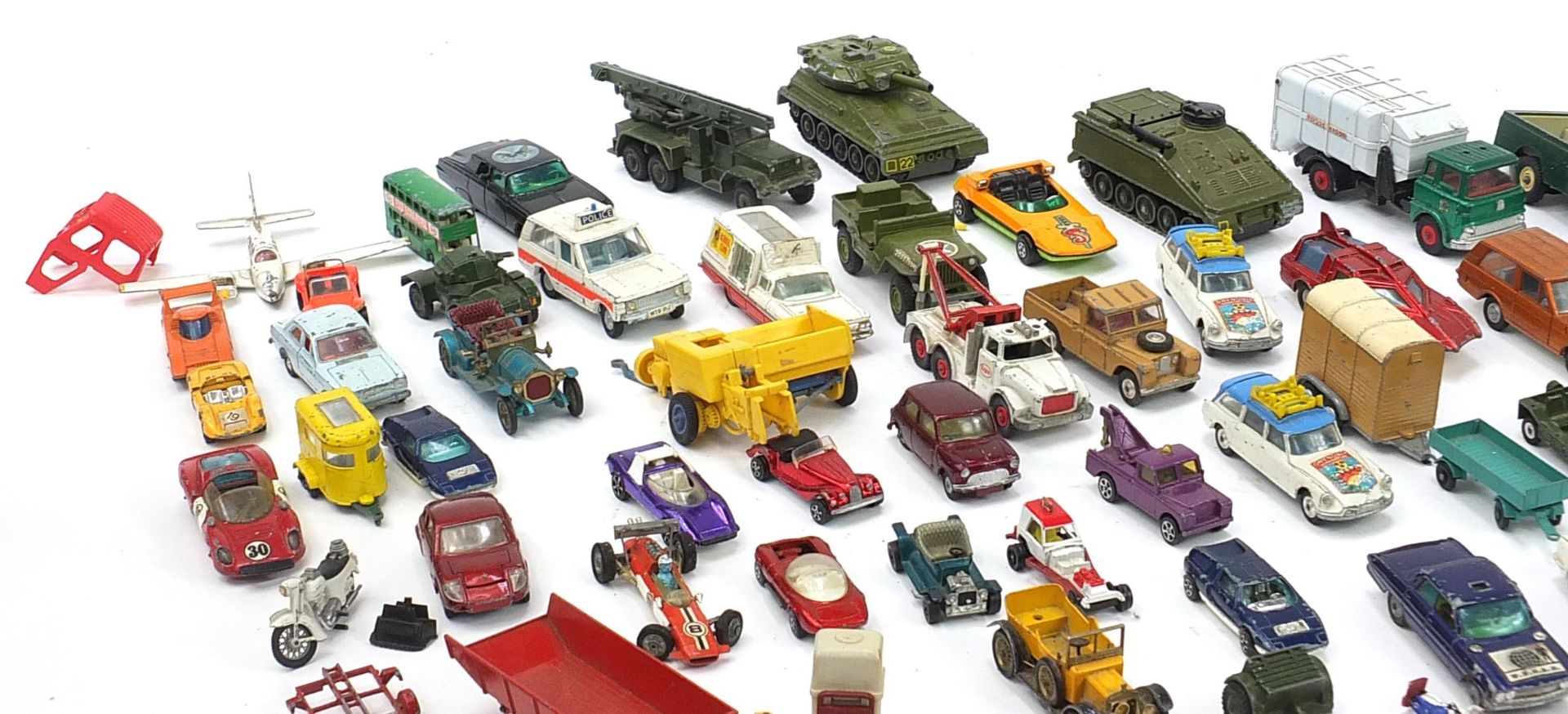 Collection of vintage diecast vehicles including Dinky, Britains and Corgi - Image 2 of 7