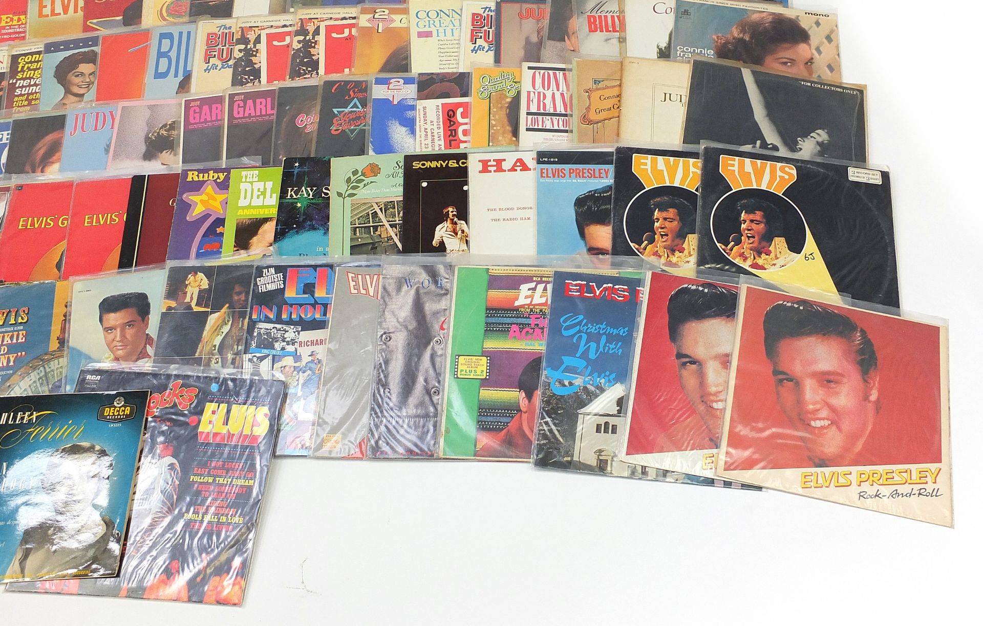 Vinyl LP records including The Damned, Fleetwood Mac, Melanie, Elvis Presley and Connie Francis - Image 7 of 7