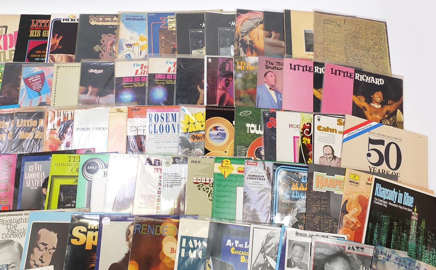 Vinyl LP records including Little Richard, Melanie, Mrs Mills and James Last - Image 3 of 5