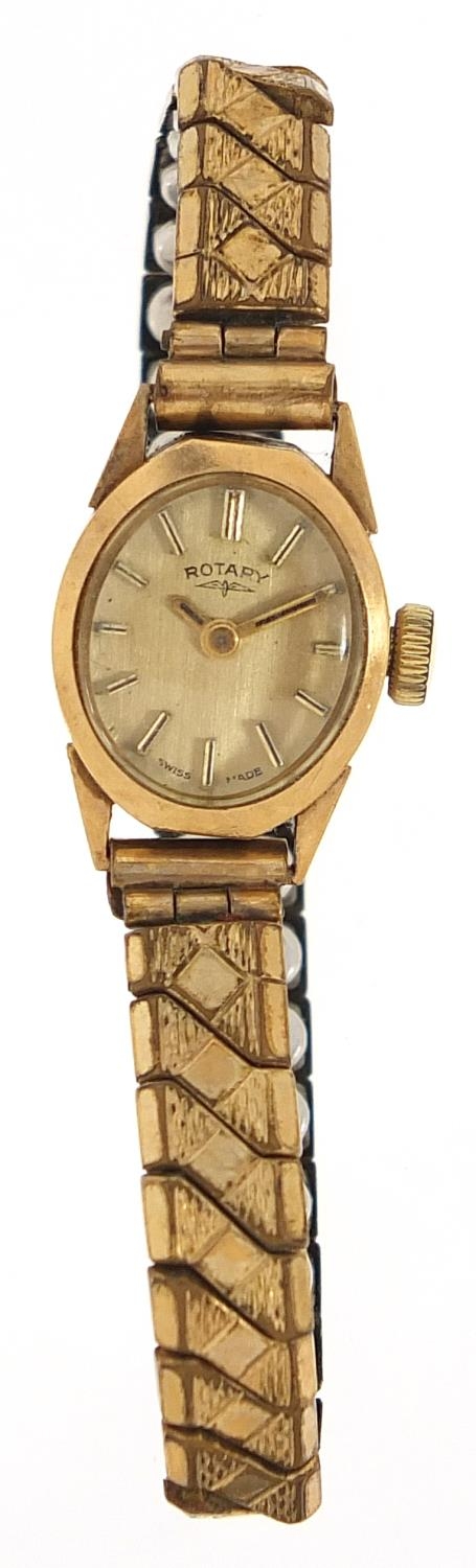 Rotary, 9ct gold ladies wristwatch, the case 14mm wide - Image 2 of 5