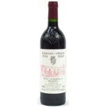 Bottle of 1996 Ribera del Duero Bodegas Vinedos Cosecha red wine