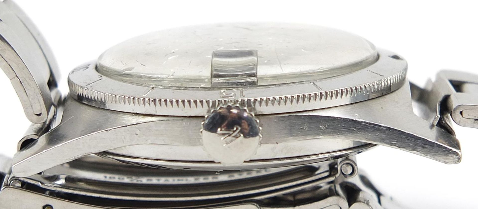 Marc Nicolet, gentlemen's Skin Diver automatic wristwatch with date aperture, 35mm in diameter - Image 5 of 5