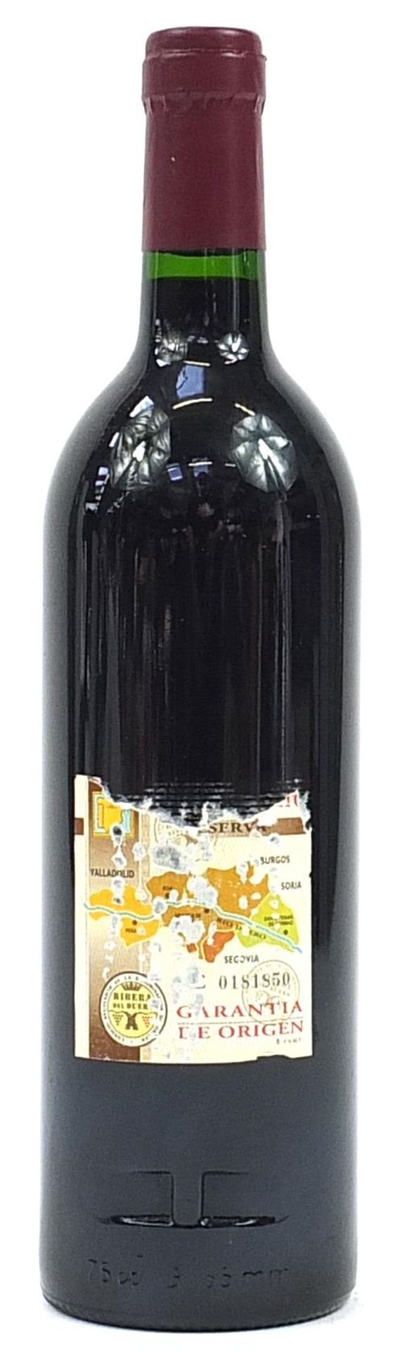 Bottle of 1996 Ribera del Duero Bodegas Vinedos Cosecha red wine - Image 2 of 2