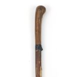 Bamboo swordstick for restoration with steel blade, 80cm in length