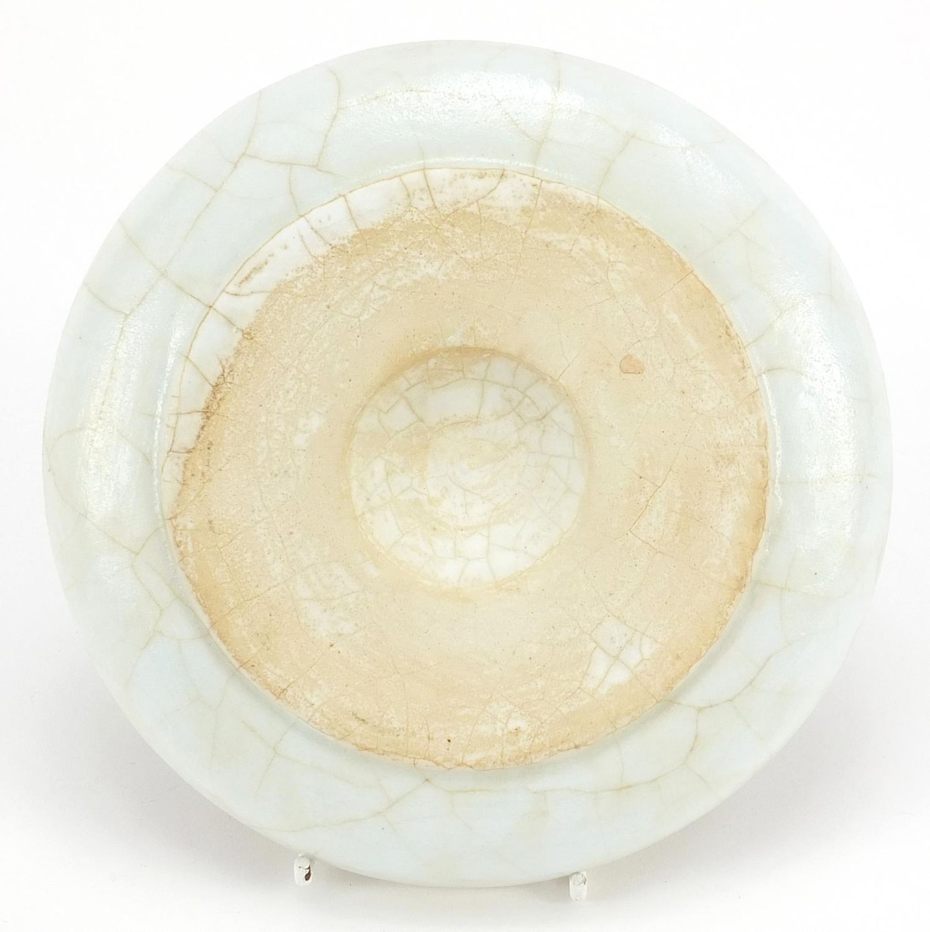 Turkish Kutahya pottery lemon squeezer, 18cm in diameter - Image 3 of 3