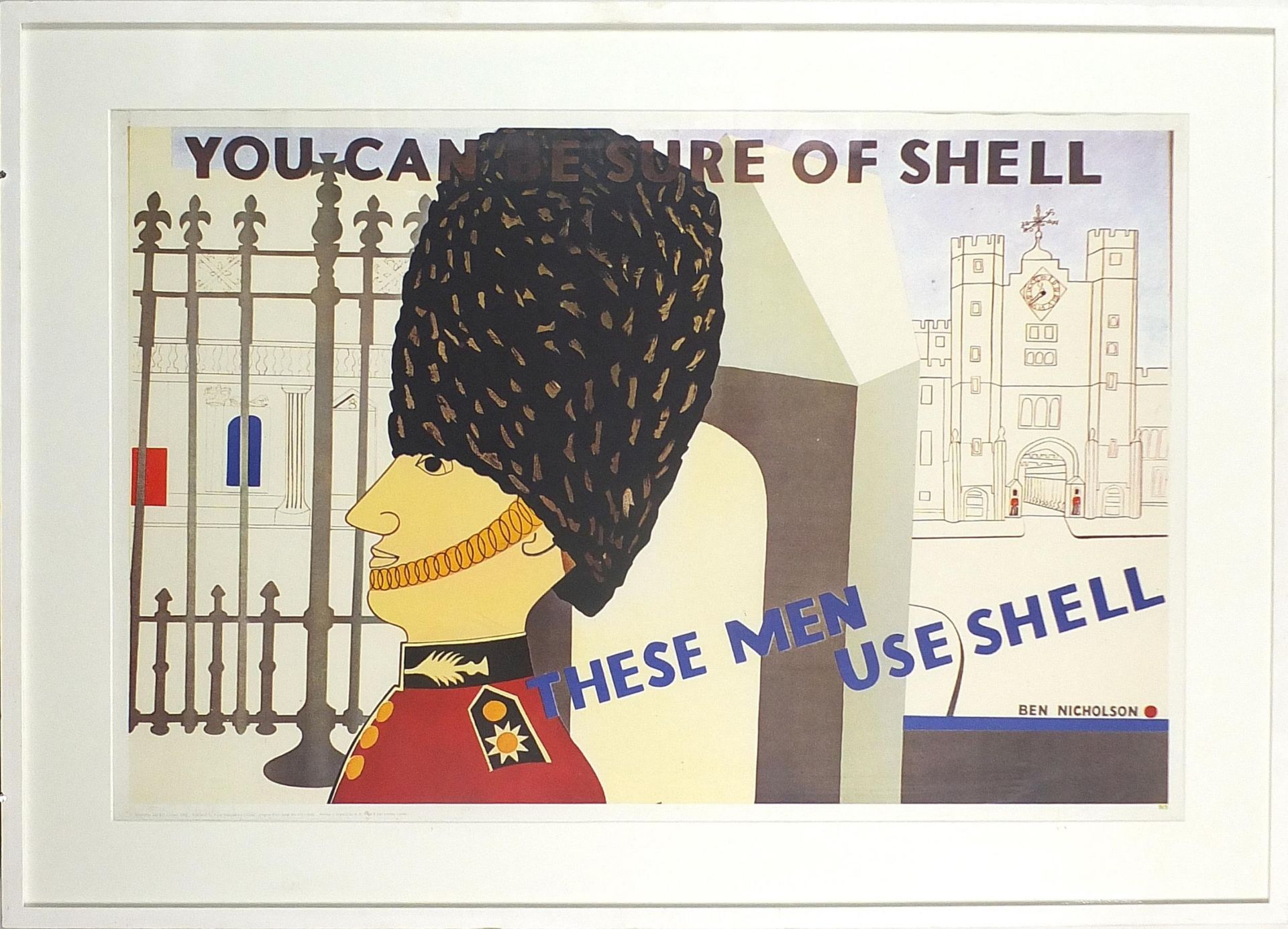 After Ben Nicholson - You Can Be Sure of Shell, 1960s lithograph, Barnard Press 1969, Belgrave St - Image 2 of 6