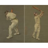 After Albert Chevallier Tayler - Mr P J Warner and Mr W G Grace, pair of cricketing interest