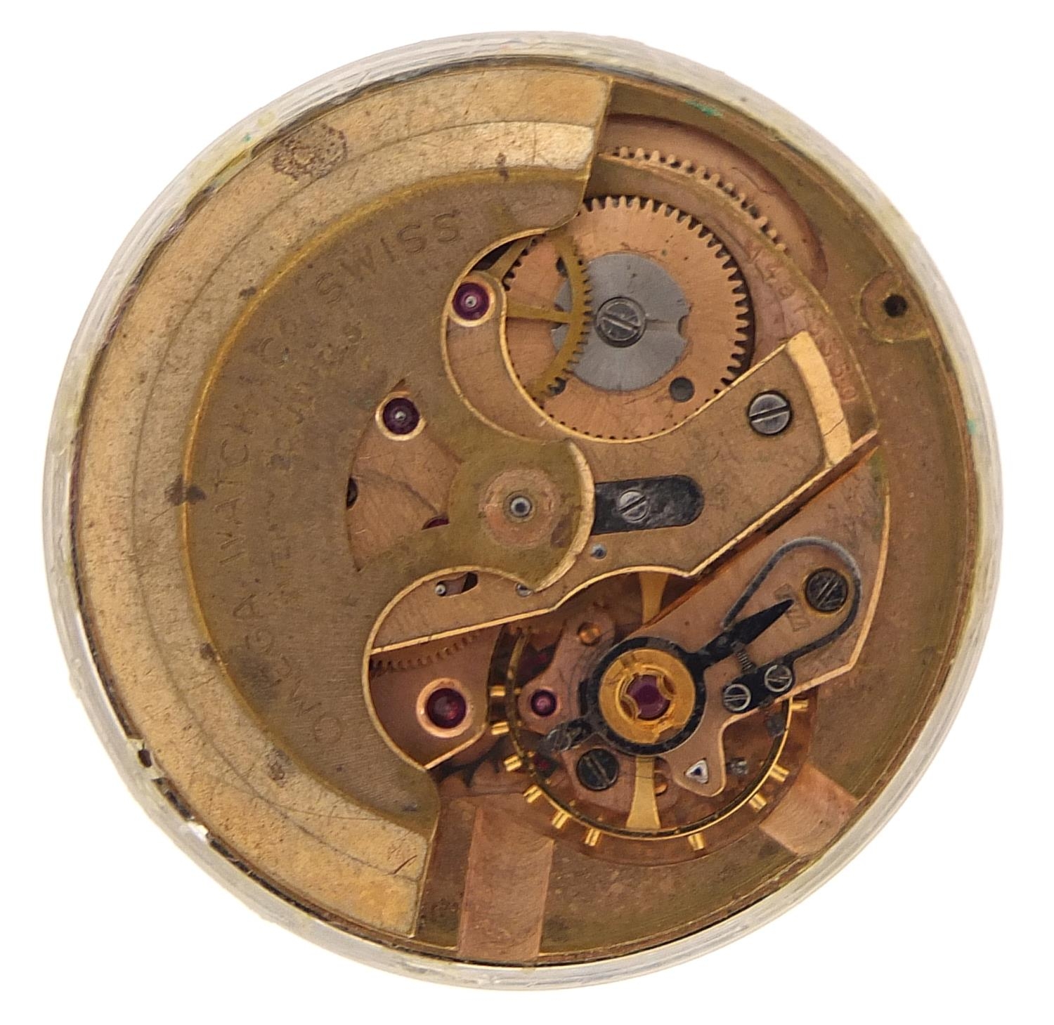 Omega, vintage gentlemen's Omega Seamaster automatic wristwatch movement and case, the movement - Image 4 of 5