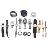 Vintage and later ladies and gentlemen's wristwatches including Tissot Visodate, Aseikon 23, Citizen