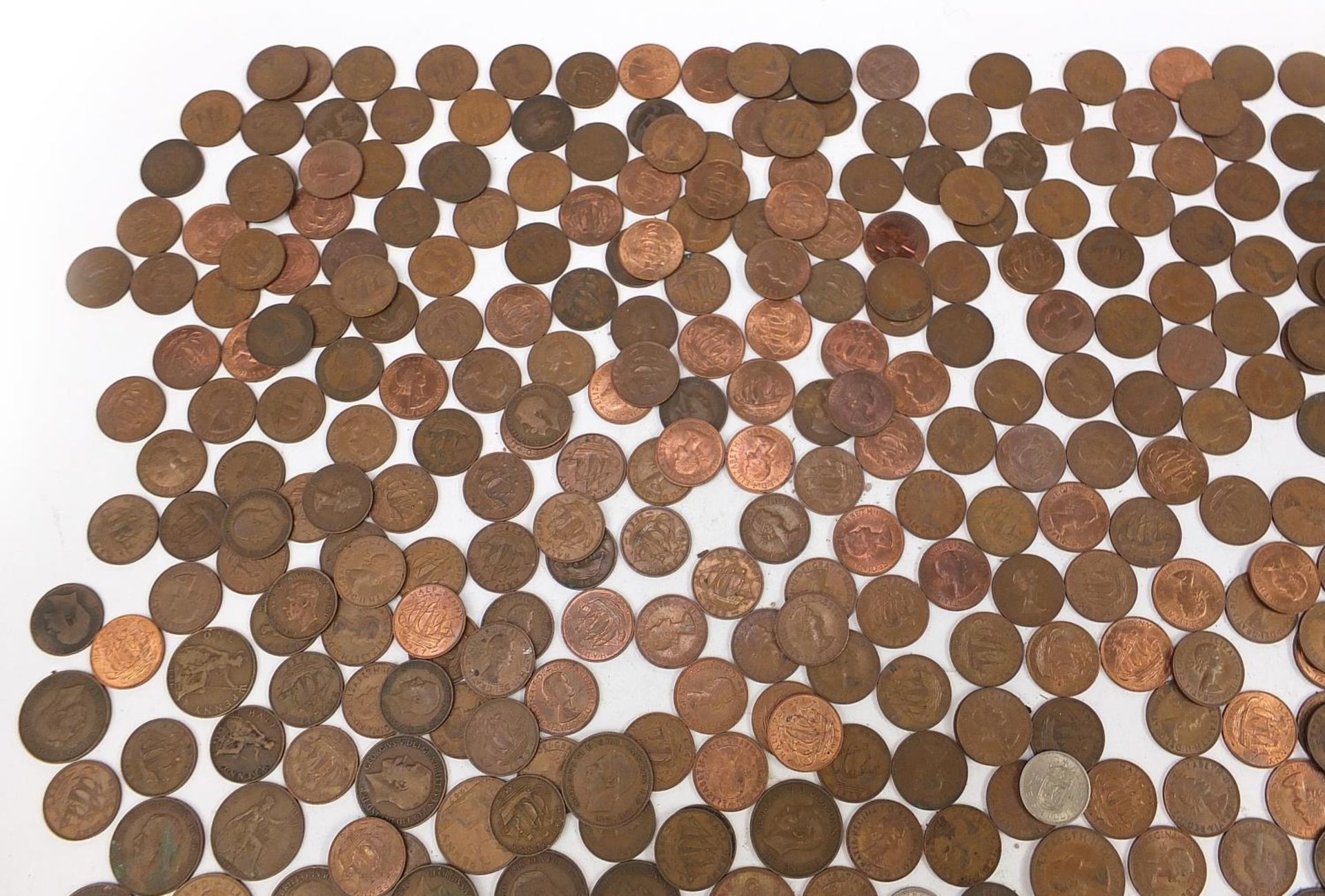 Collection of antique and later British coinage, predominantly pennies and half pennies - Image 2 of 7