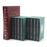 Three sets of Folio Society books relating to Shakespeare