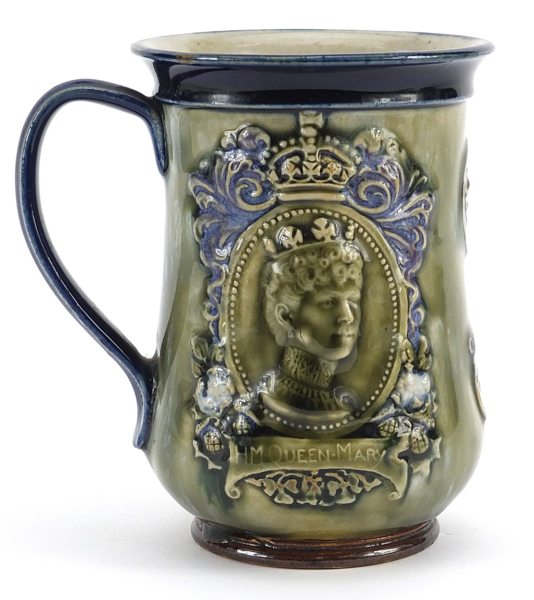 Royal Doulton stoneware mug commemorating the coronation of HM Queen Mary and HM King George V 1911, - Image 4 of 6