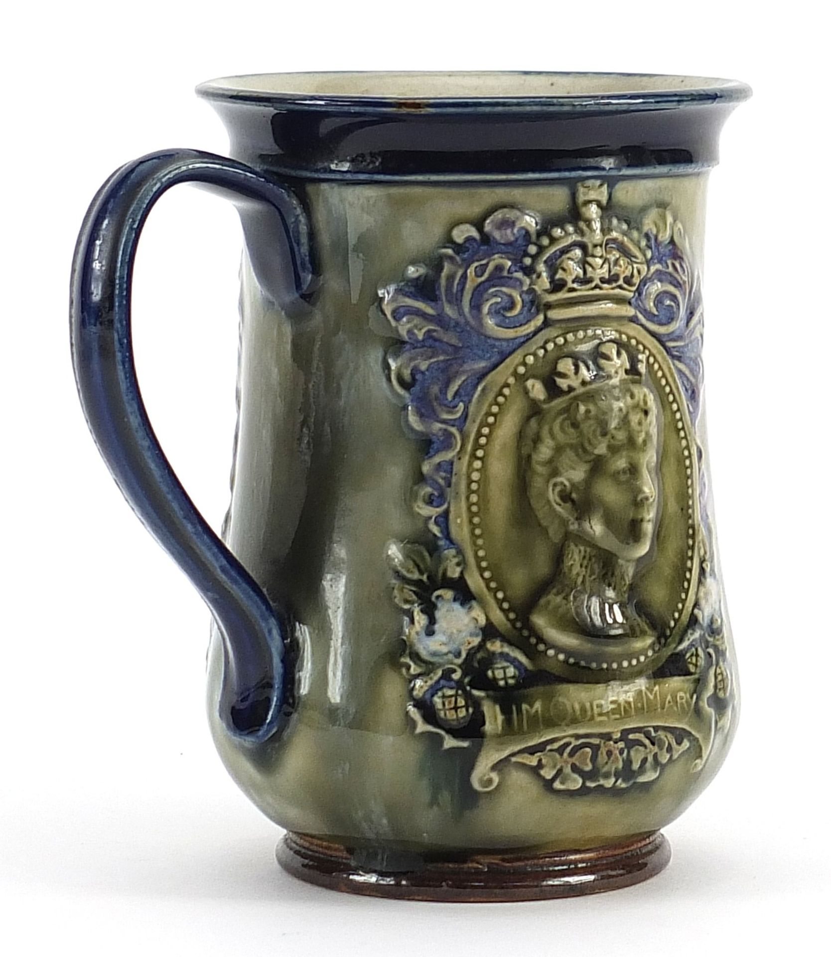 Royal Doulton stoneware mug commemorating the coronation of HM Queen Mary and HM King George V 1911, - Image 3 of 6