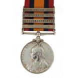 Victorian British military Queen's South Africa medal awarded to 5877PTET.HILTON.R.SUSSEX:R.M.I.