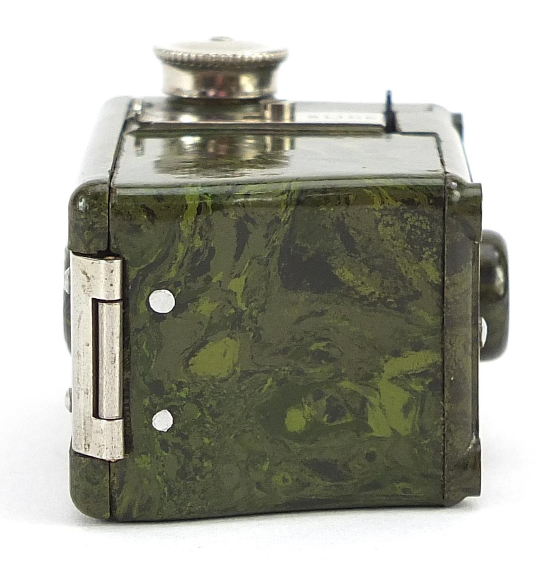 Vintage green marbleised Coronet Midget spy camera - Image 4 of 4