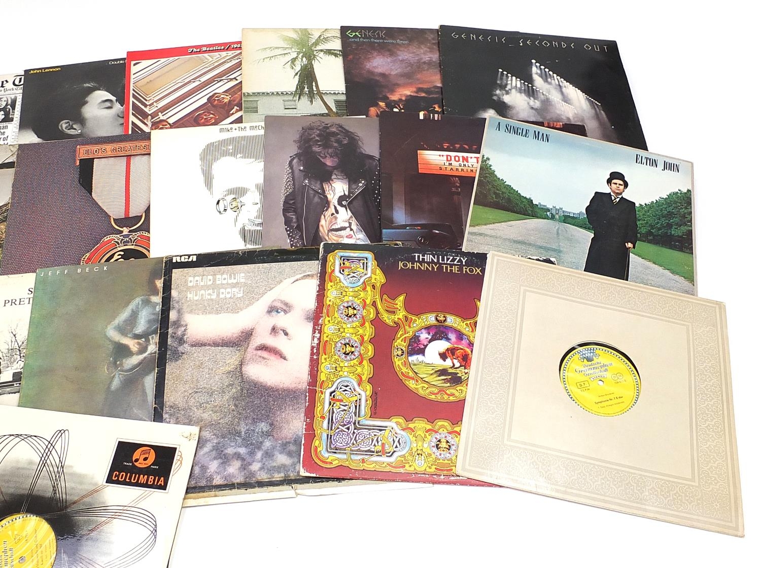 Vinyl LP records including Led Zeppelin, Genesis, Queen, The Beatles and David Bowie - Image 4 of 4