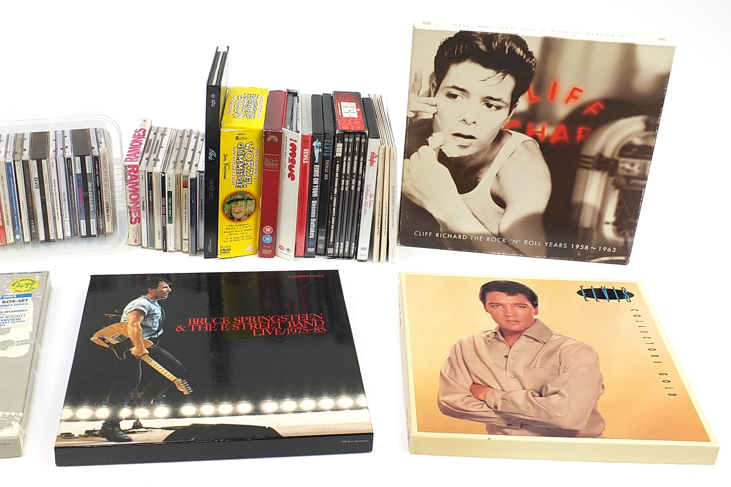 Vinyl records, CDs and DVDs, some box sets including Elvis Presley, The Beatles and Bob Dylan - Image 3 of 5