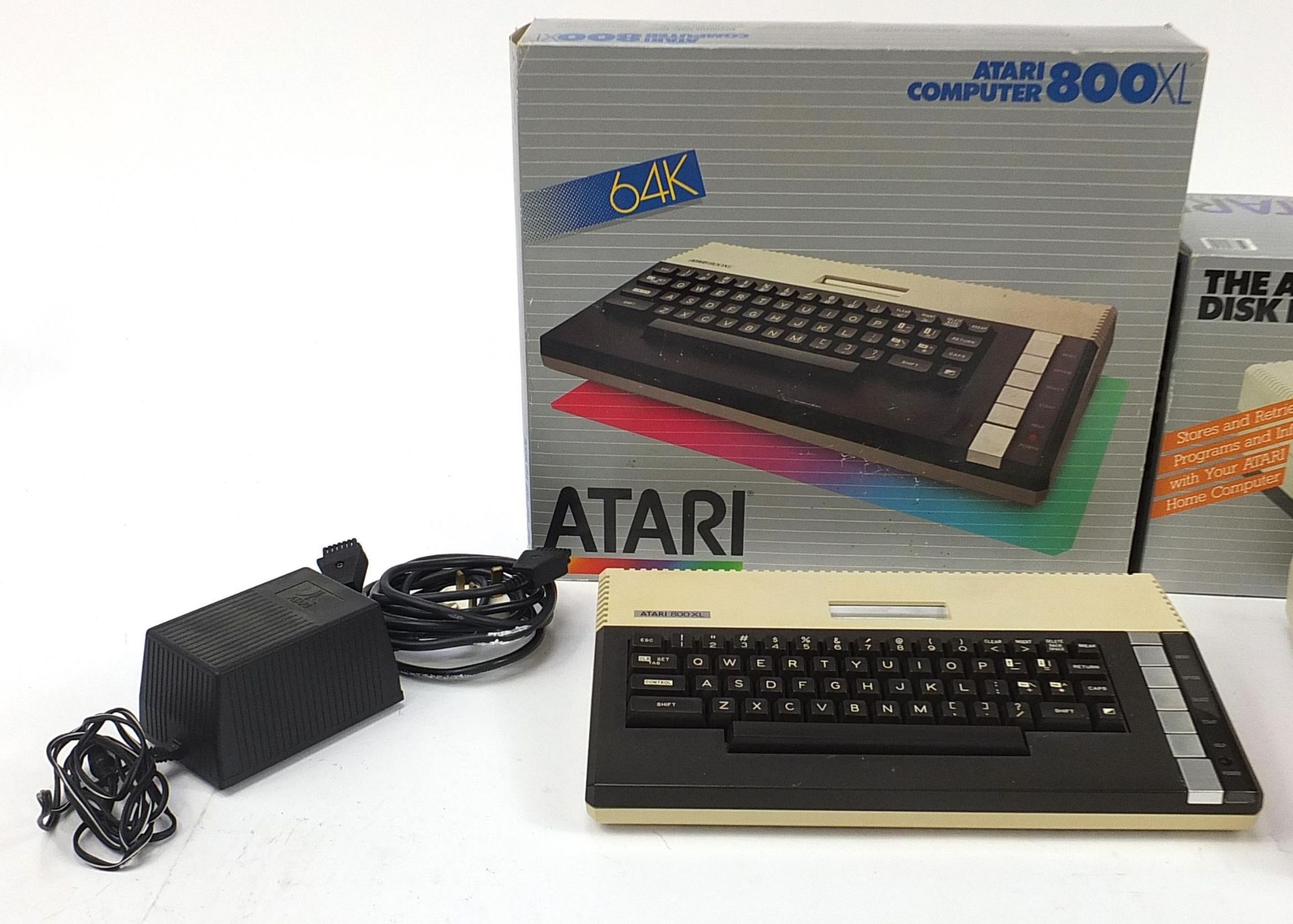 Atari 800XL computer and 1050 disc drive with boxes - Image 2 of 3