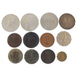 George III and later British coinage including 1889 double florin