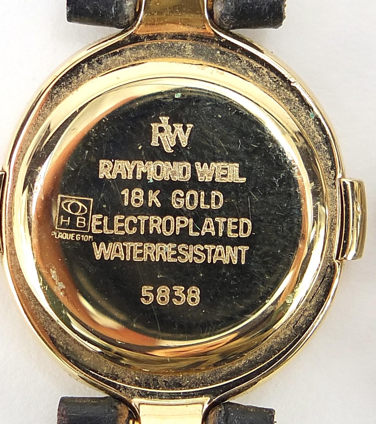Eight vintage and later ladies and gentlemen's wristwatches including a Raymond Weil, Universal - Image 6 of 6