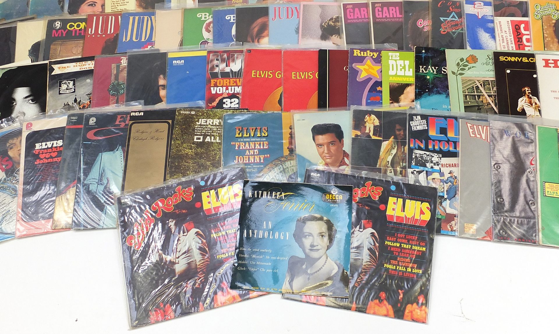 Vinyl LP records including The Damned, Fleetwood Mac, Melanie, Elvis Presley and Connie Francis - Image 6 of 7