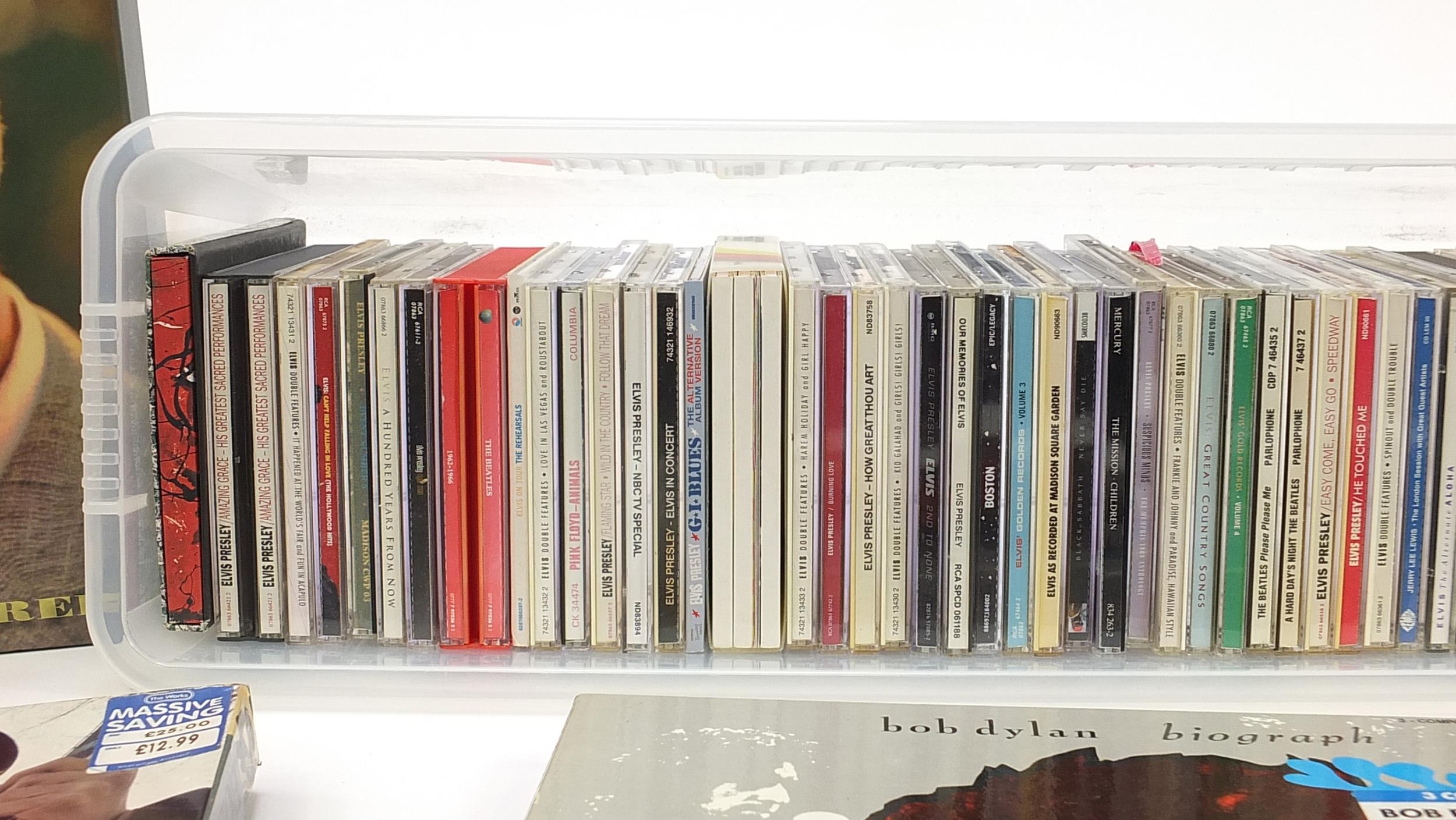 Vinyl records, CDs and DVDs, some box sets including Elvis Presley, The Beatles and Bob Dylan - Image 4 of 5