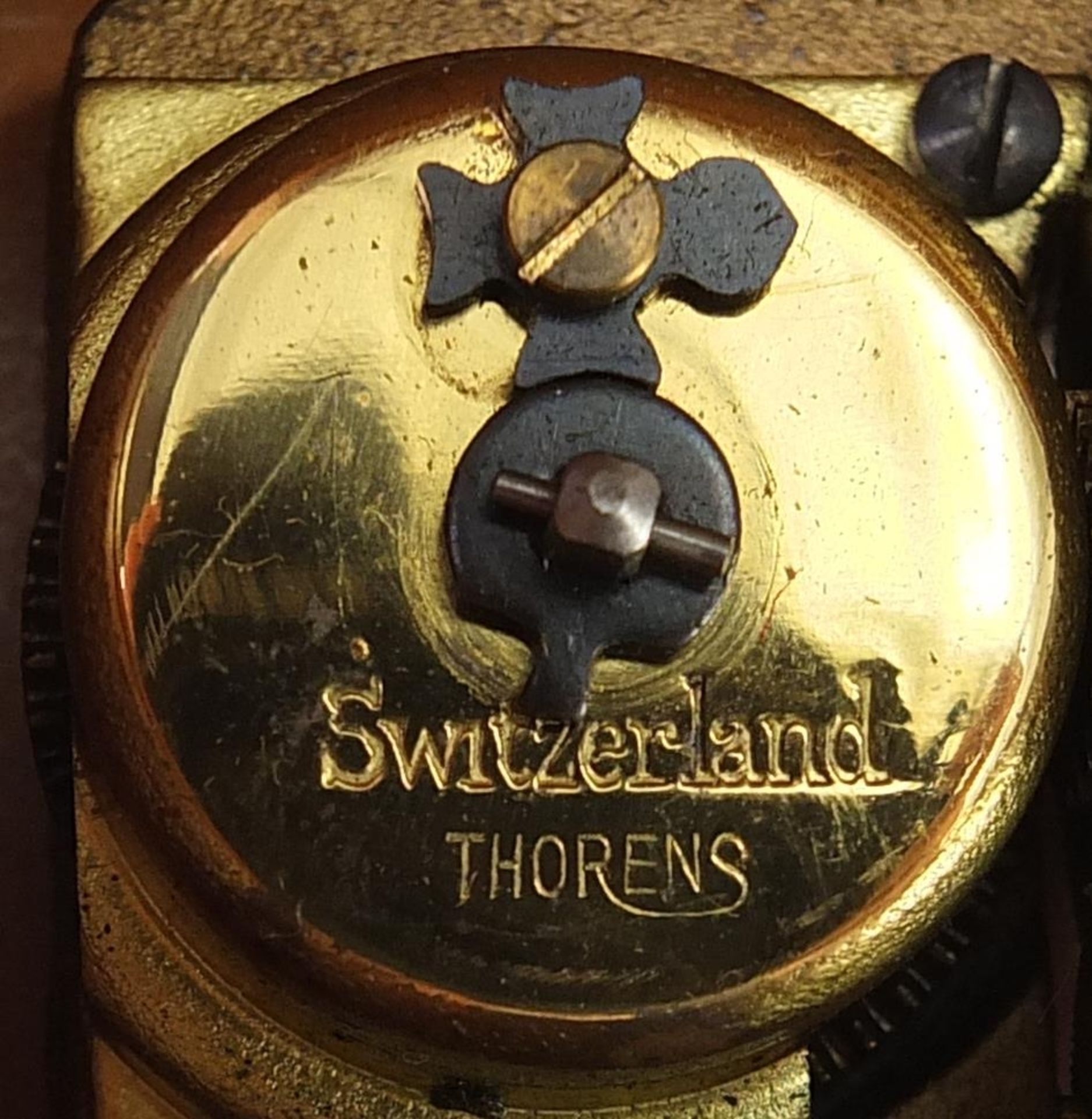 Thorens, Swiss music box number 32, 8.6cm H x 19.5cm W x 11.5cm D - Image 3 of 5