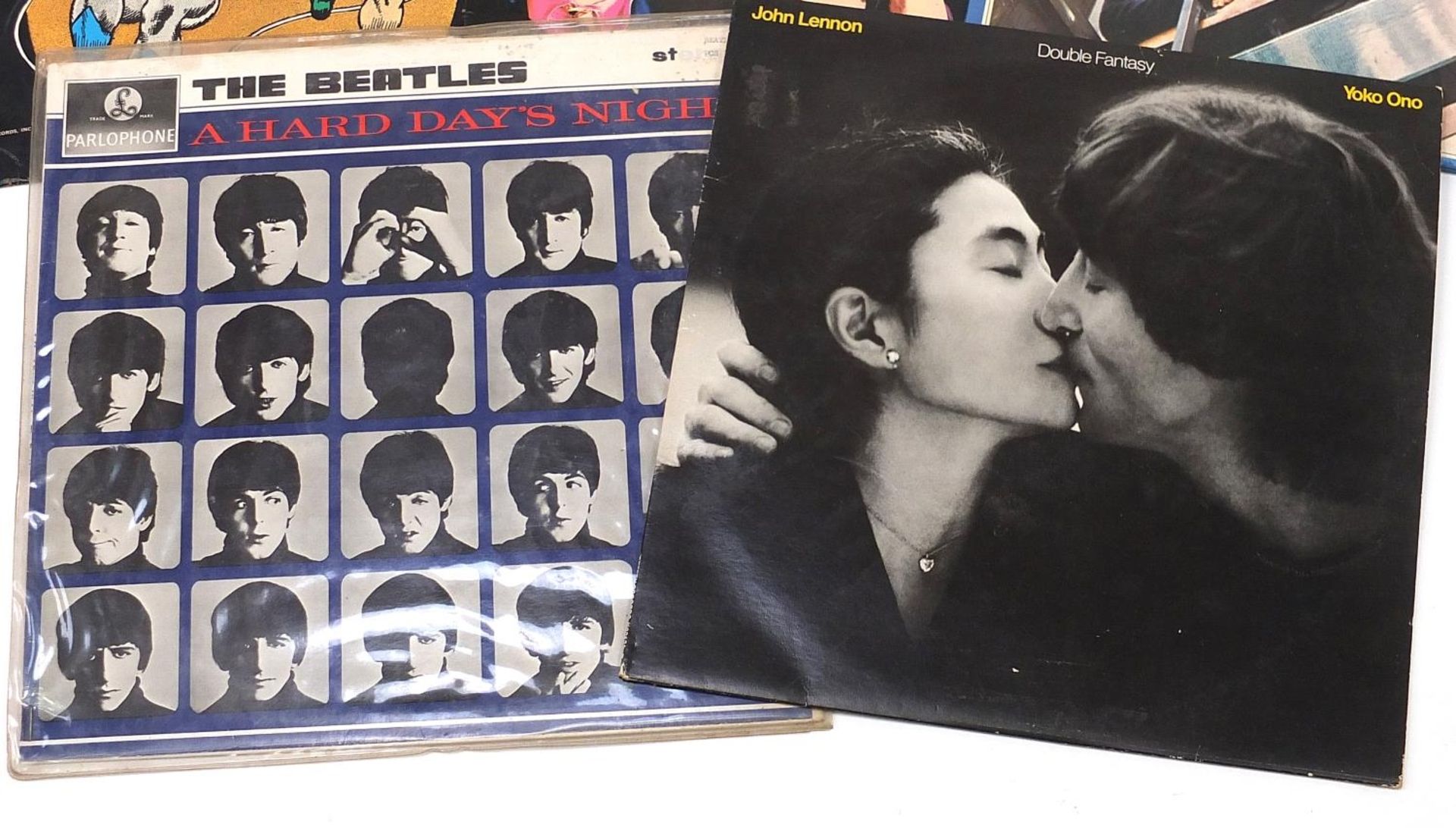 The Beatles and related vinyl LP records including Hard Day's Night - Image 3 of 3