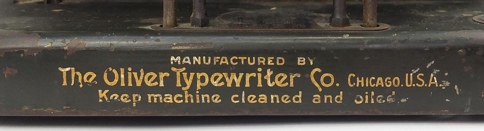 Vintage Oliver no5 typewriter - Image 3 of 5