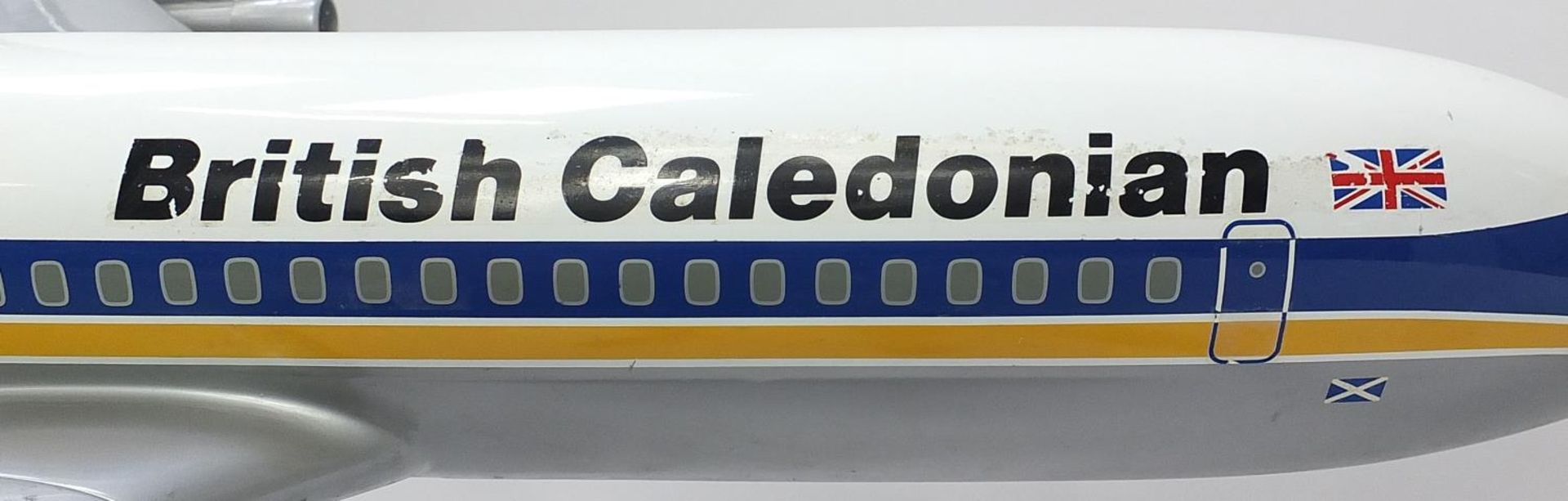 Aviation interest 1/24th scale model of British Caledonian Airways Boeing 707 by Space Models, 180cm - Image 3 of 3