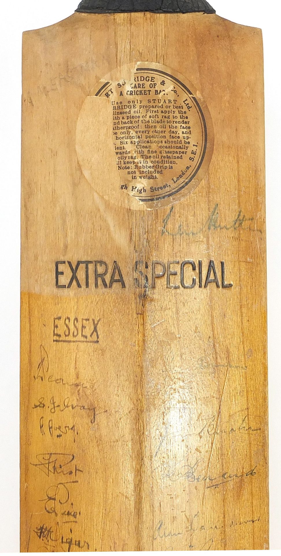 Stuart Surridge & Co Rapid Driver Perfect full size cricket bat with Australia and Essex - Image 3 of 7