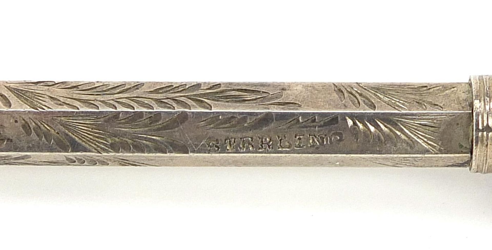 Five antique and later silver propelling pencils including Yard-O-Led, the largest 11.5cm in length - Image 3 of 3