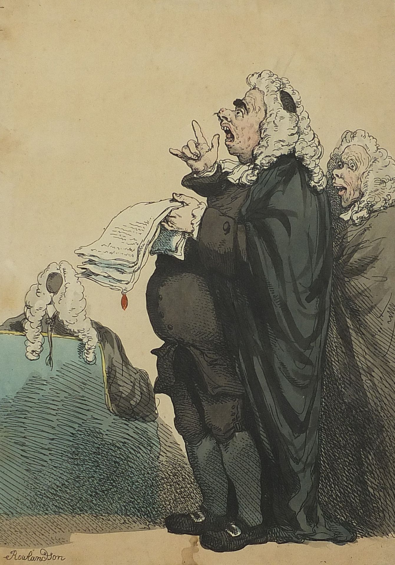 After Thomas Rowlandson - A Councillor and a Milksop, two early 19th century satirical prints in - Image 2 of 9