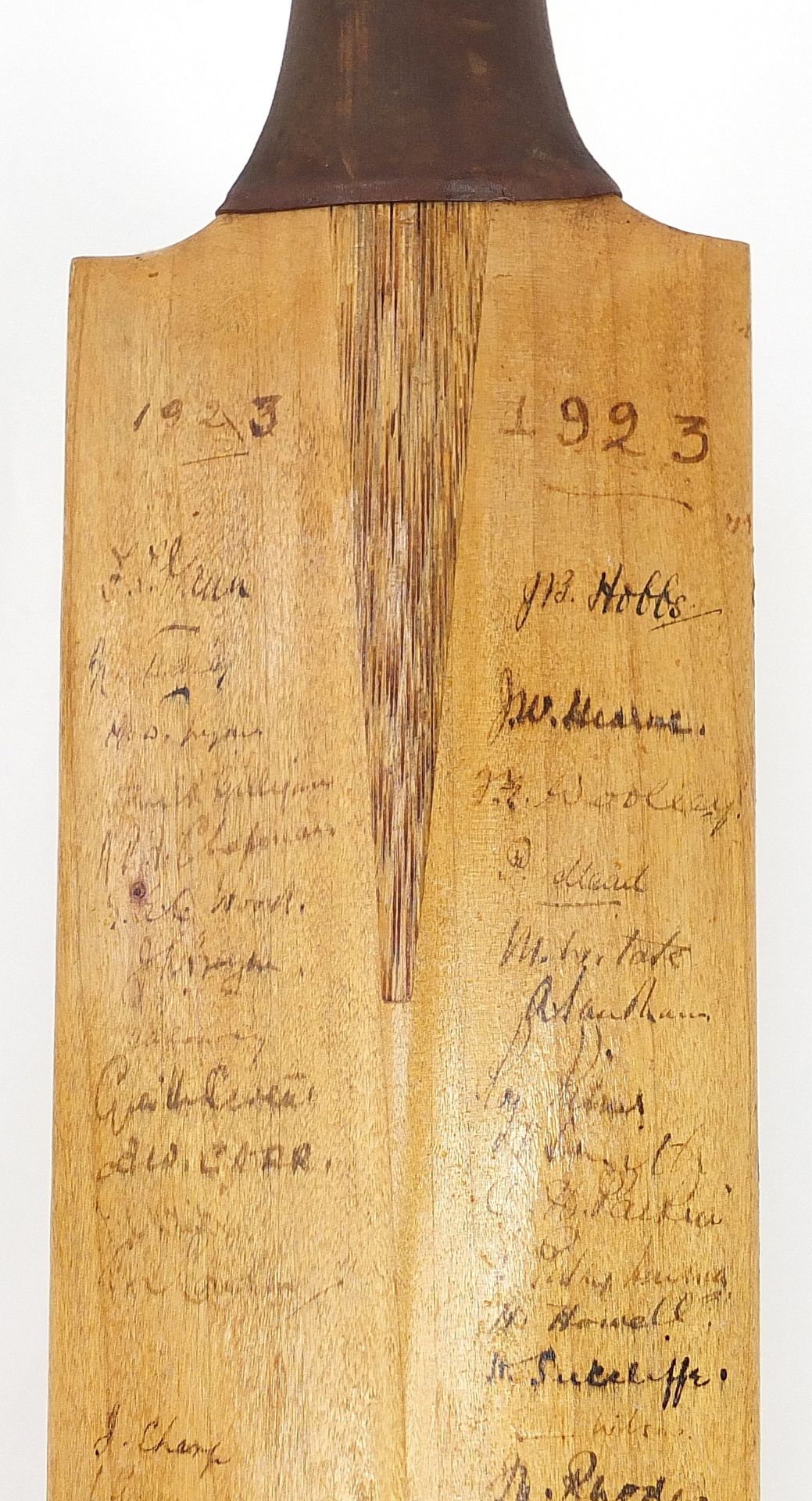 R. G. Paget & Son Ltd The Suprex full size cricket bat with autographs including F.L. Gunn, J.B. - Image 3 of 6