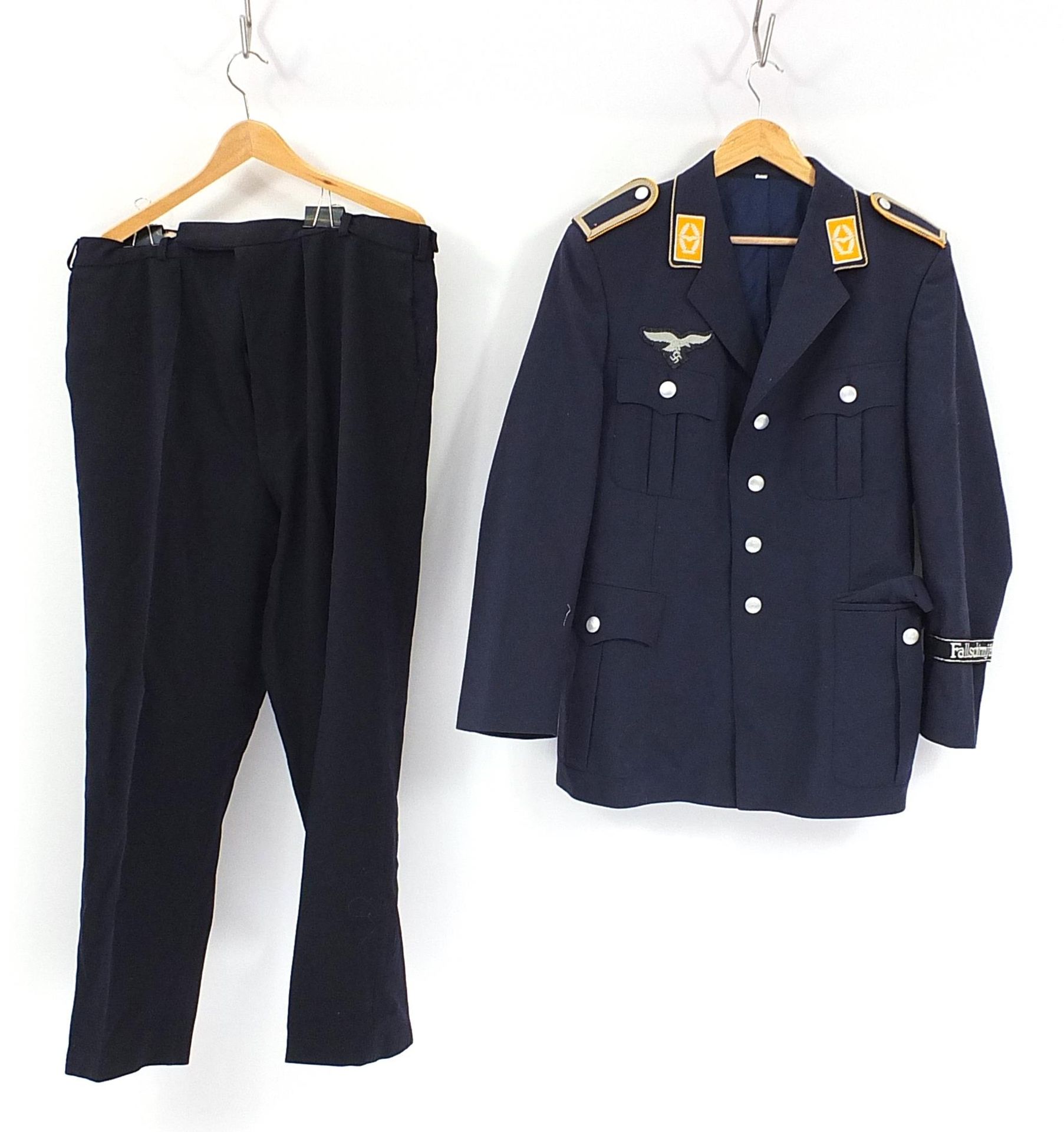 Three German military interest tunics and a pair of trousers - Image 3 of 9