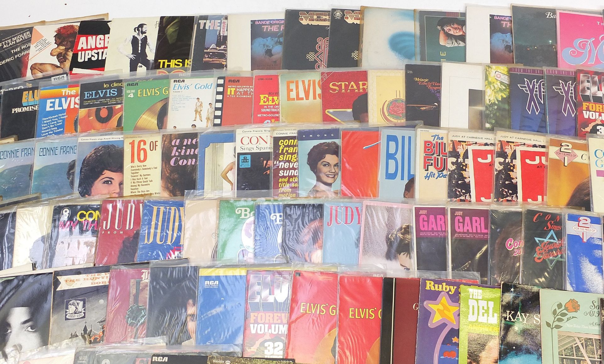 Vinyl LP records including The Damned, Fleetwood Mac, Melanie, Elvis Presley and Connie Francis - Image 3 of 7