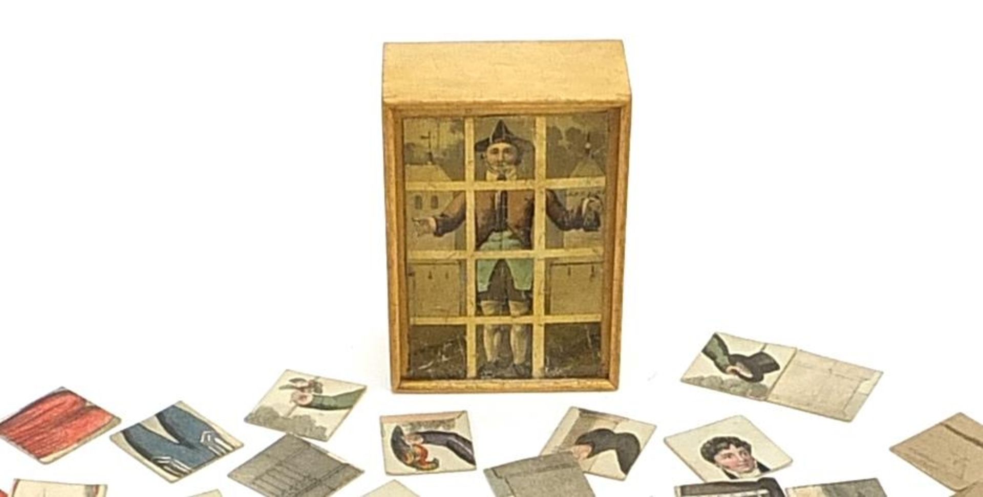 R Ackermann, Endless Metamorphoses puzzle consisting of twelve subjects with wooden box, 10cm in - Image 2 of 8