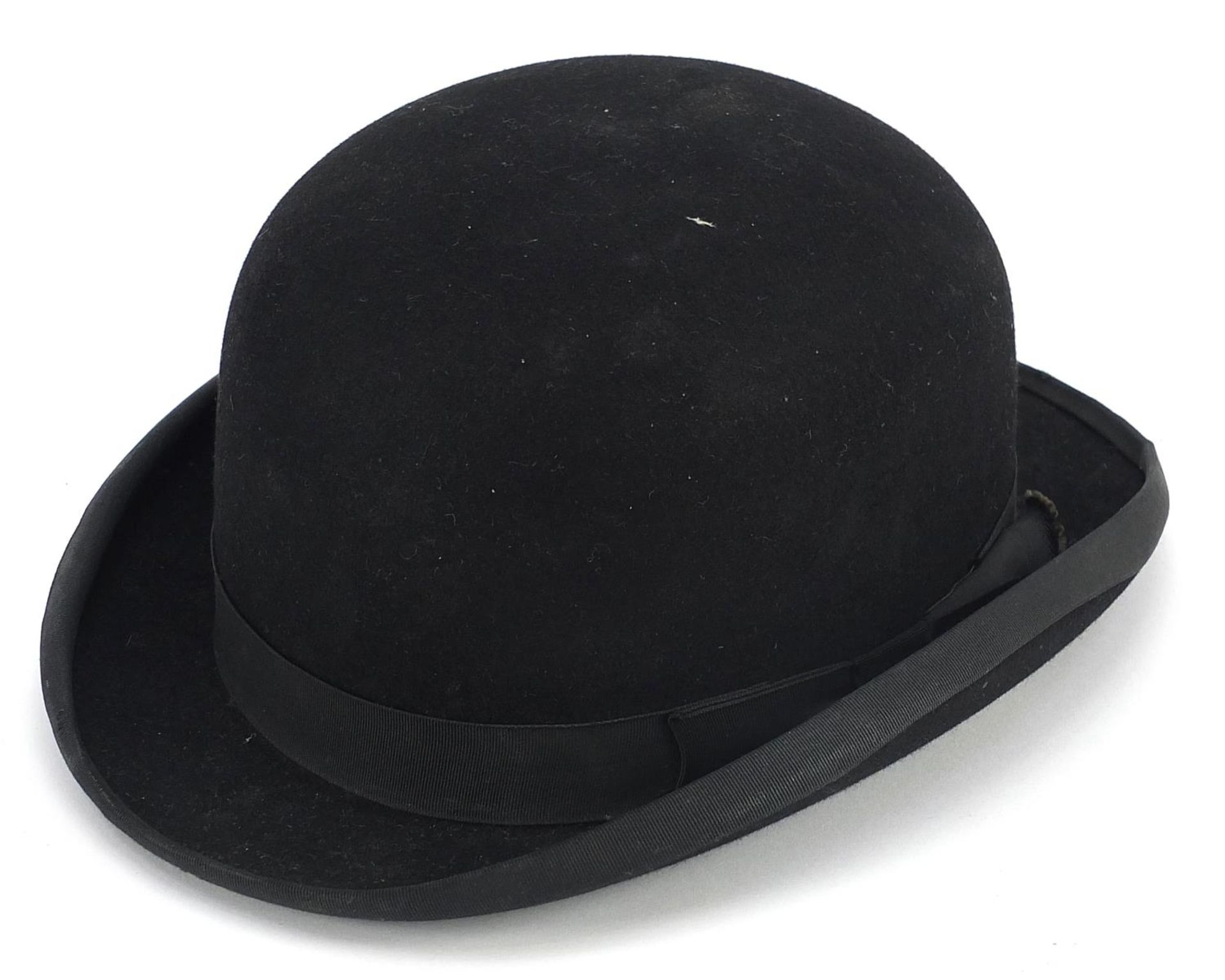 Dunn & Co of Piccadilly Circus London, gentlemen's bowler hat, the interior 20.5cm x 17cm