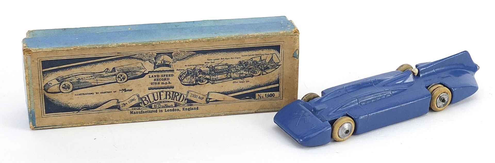 Britains diecast Bluebird Land Speed Record car with box number 1400