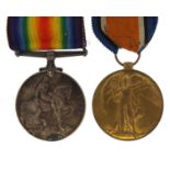 British military World War I pair awarded to S-361839PTE.A.PRINOLD.A.S.C.