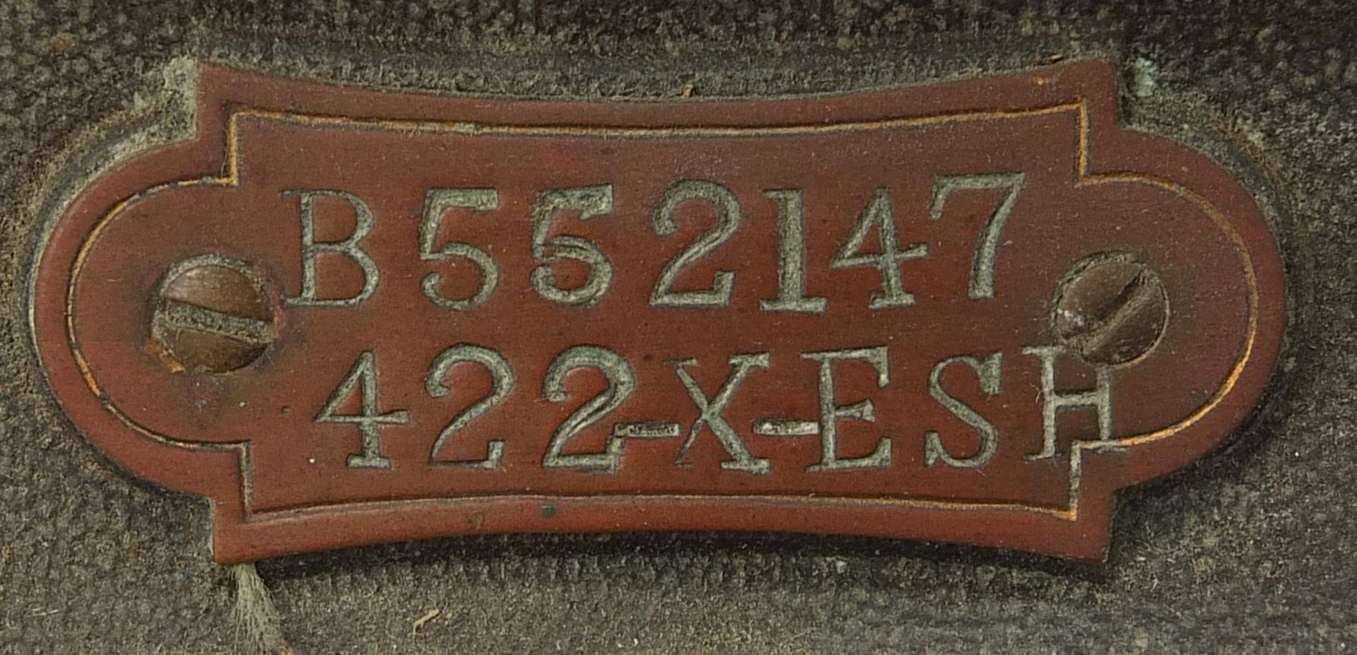 19th century National cash register with plaque impressed B552147 422-X-ESH, 42cm H x 49cm W x - Image 5 of 5
