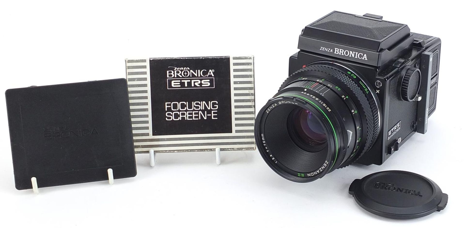 Zenza Bronica ETRS film camera with 75mm lens