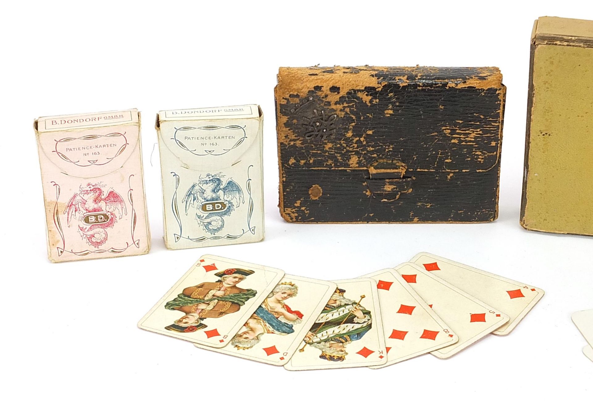 Four packets of vintage playing cards retailed by Hermes Paris and Lovegrove & Flint - Image 2 of 3