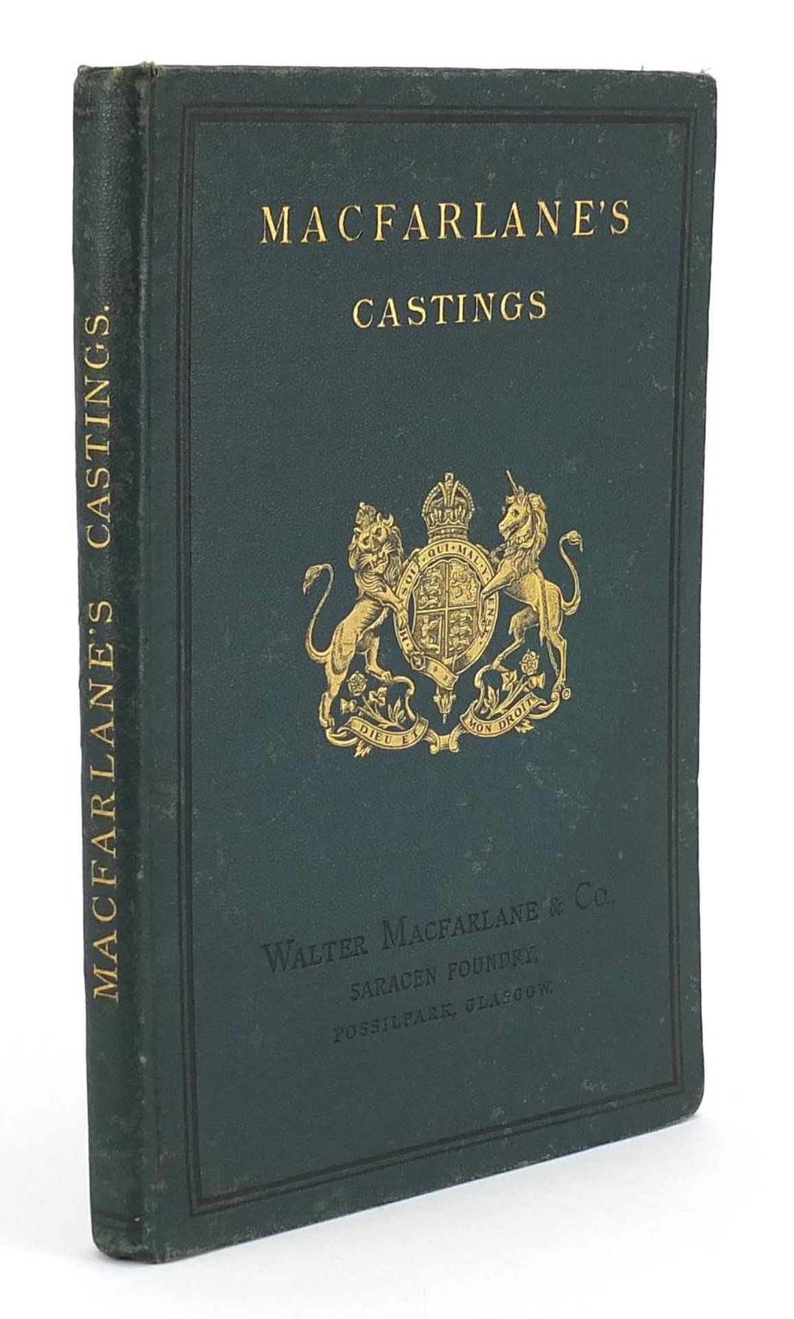 Macfarlane's Castings, hardback book, Walter Macfarlane & Co