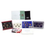 British and world proof and uncirculated coinage including Battle of Hastings silver proof five