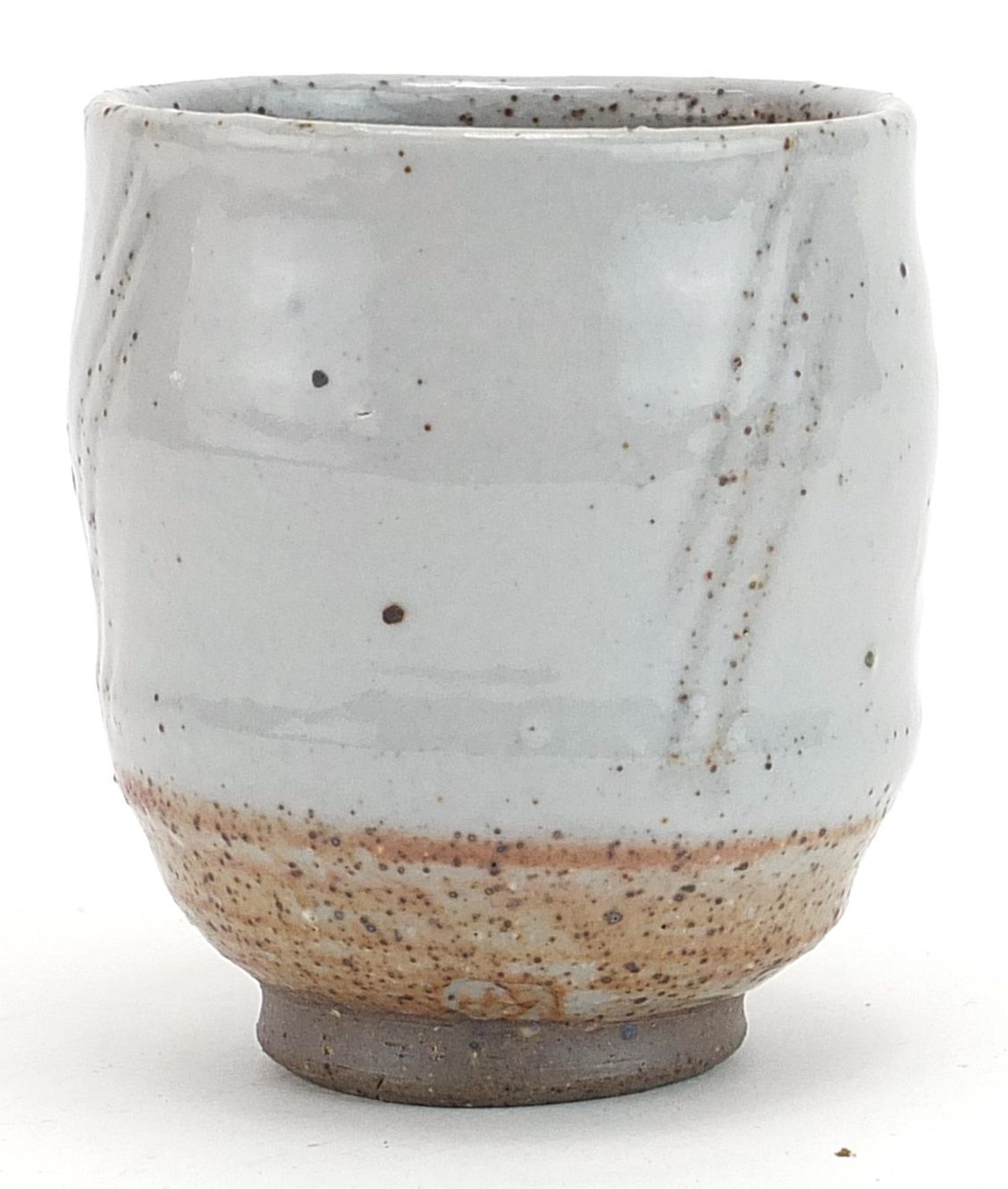 Aki Moriuchi, (Japanese b.1947) studio pottery Yunomi tea bowl, 9cm high - Bild 2 aus 4