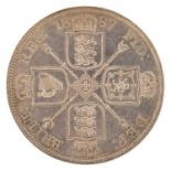 Victorian 1887 double florin