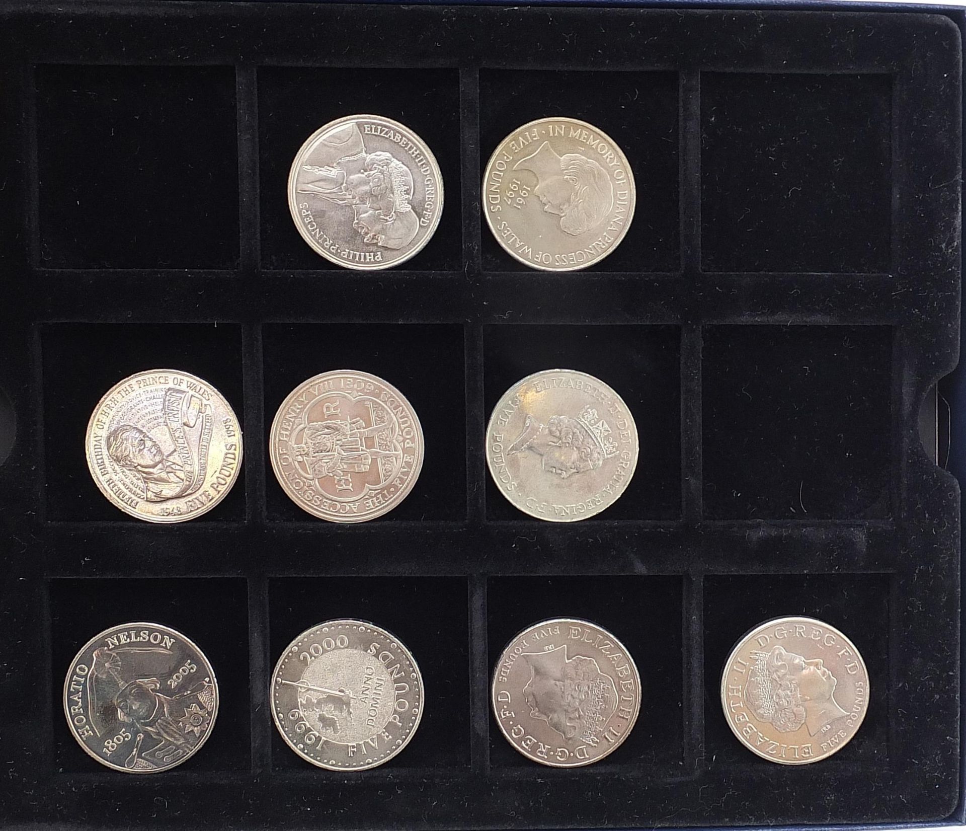 Twenty one United Kingdom commemorative five pound coins - Image 3 of 3