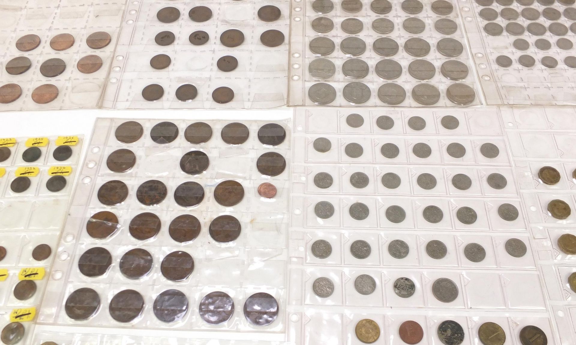 Antique and later British and world coinage including pennies and half crowns - Image 15 of 17