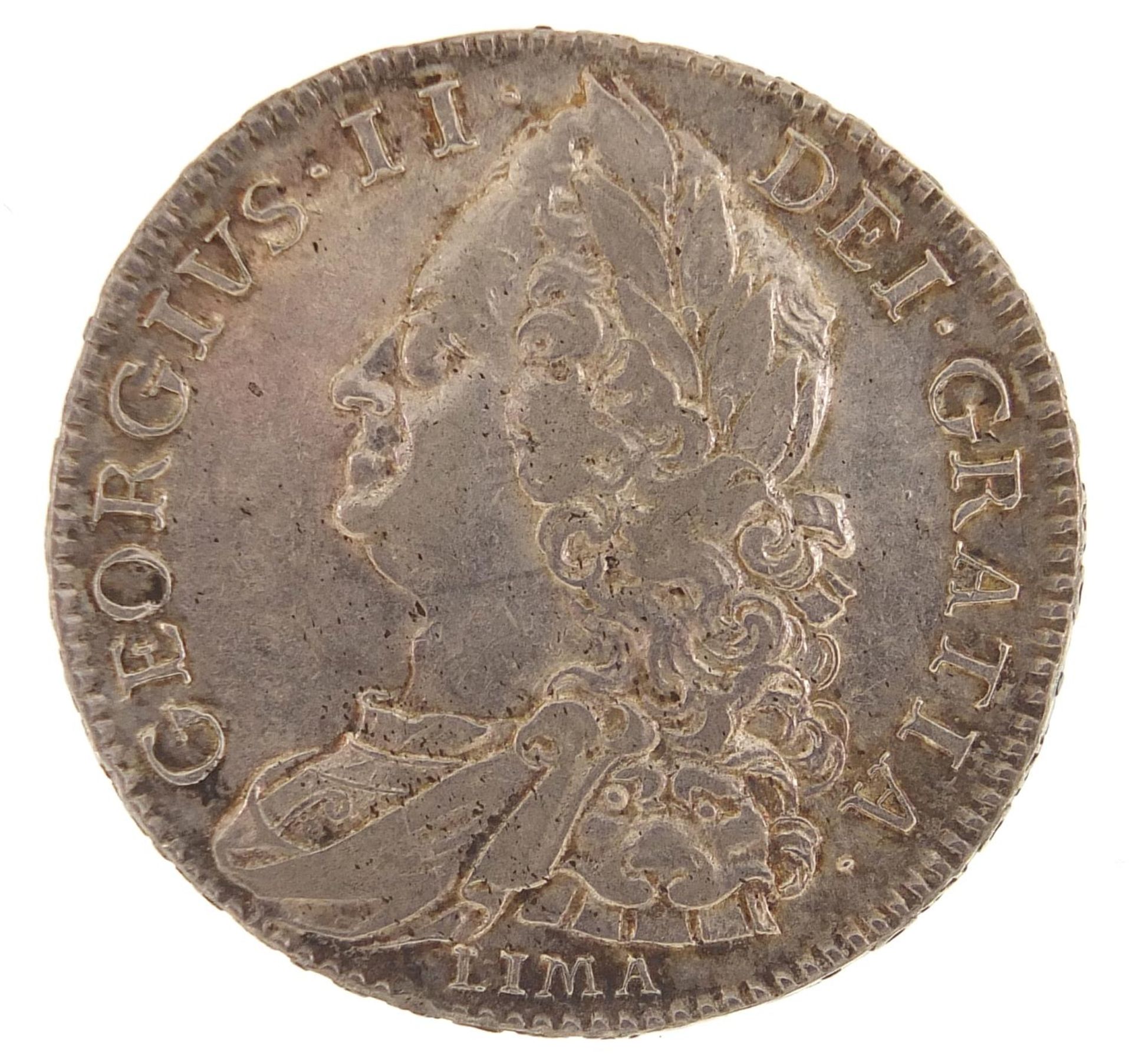 George II 1746 half crown - Bild 2 aus 2